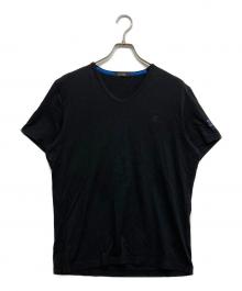 BURBERRY BLACK LABEL（バーバリーブラックレーベル）の古着「ホース刺繍tシャツ」｜ブラック