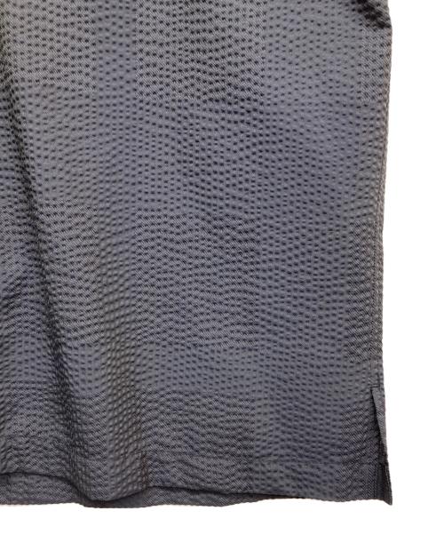 BLACK LABEL CRESTBRIDGE（ブラックレーベル クレストブリッジ）BLACK LABEL CRESTBRIDGE (ブラックレーベル クレストブリッジ) シアサッカー半袖シャツ ネイビー サイズ:Ｌの古着・服飾アイテム