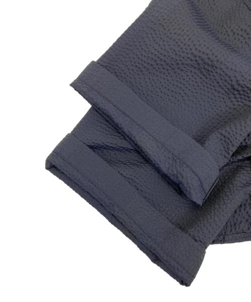 BLACK LABEL CRESTBRIDGE（ブラックレーベル クレストブリッジ）BLACK LABEL CRESTBRIDGE (ブラックレーベル クレストブリッジ) シアサッカー半袖シャツ ネイビー サイズ:Ｌの古着・服飾アイテム