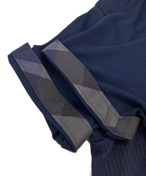 BLACK LABEL CRESTBRIDGE（ブラックレーベル クレストブリッジ）BLACK LABEL CRESTBRIDGE (ブラックレーベル クレストブリッジ) ポロシャツ ネイビー サイズ:LLの古着・服飾アイテム