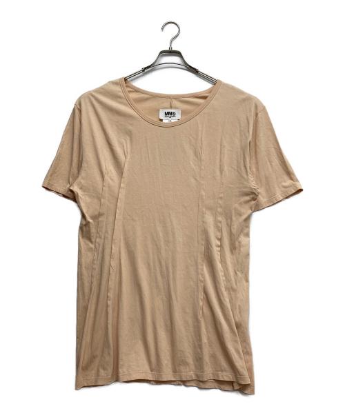 MM6（エムエムシックス）MM6 (エムエムシックス) プリーツピンタックカットソー ライトピンク サイズ:FREEの古着・服飾アイテム