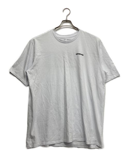Patagonia（パタゴニア）Patagonia (パタゴニア) プリントTシャツ ホワイト サイズ:Lの古着・服飾アイテム