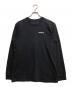 Patagonia（パタゴニア）の古着「プリントロングスリーブカットソー」｜ブラック