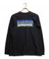 Patagonia (パタゴニア) プリントロングスリーブカットソー ブラック サイズ:M：5000円