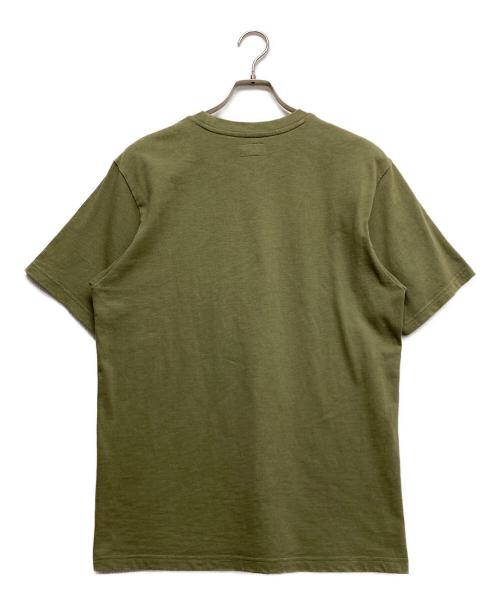 SUPREME（シュプリーム）Supreme (シュプリーム) スモールロゴポケットTシャツ オリーブ サイズ:Sの古着・服飾アイテム