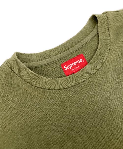 SUPREME（シュプリーム）Supreme (シュプリーム) スモールロゴポケットTシャツ オリーブ サイズ:Sの古着・服飾アイテム