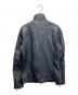 TETE HOMME (テット オム) ラムレザージャケット ネイビー サイズ:4：5000円