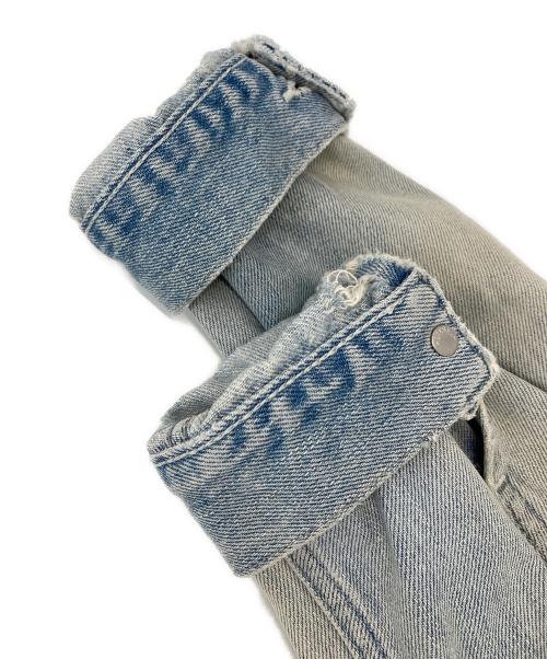 DIESEL（ディーゼル）DIESEL (ディーゼル) ダメージデニムジャケット ネイビー サイズ:Sの古着・服飾アイテム