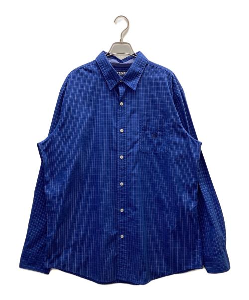 CHAPS（チャップス）CHAPS (チャップス) ボタンダウンシャツ ブルー サイズ:XLの古着・服飾アイテム