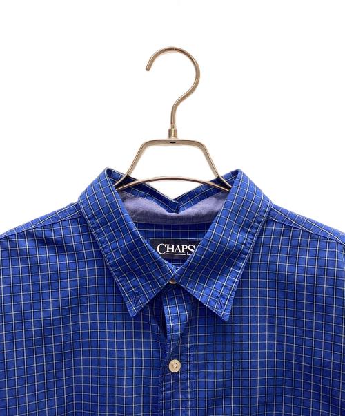 CHAPS（チャップス）CHAPS (チャップス) ボタンダウンシャツ ブルー サイズ:XLの古着・服飾アイテム