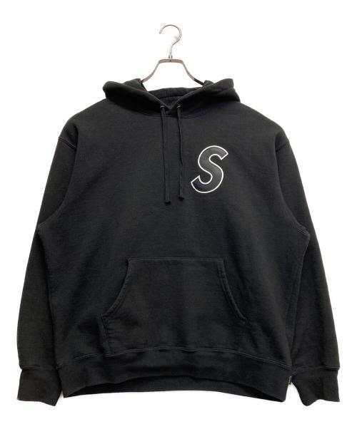 SUPREME（シュプリーム）SUPREME (シュプリーム) S Logo Hooded Sweatshirt ブラック サイズ:Lの古着・服飾アイテム