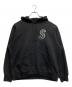 SUPREME（シュプリーム）の古着「S Logo Hooded Sweatshirt」｜ブラック
