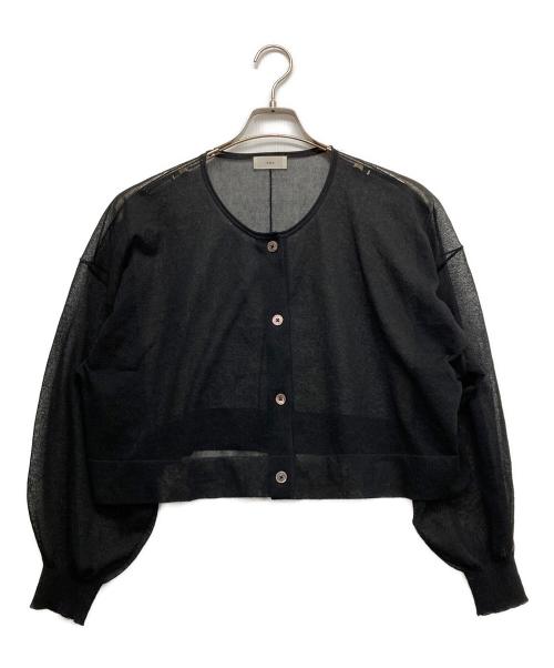 IENA（イエナ）IENA (イエナ) FILMY COTTONカーディガン ブラック サイズ:FREEの古着・服飾アイテム
