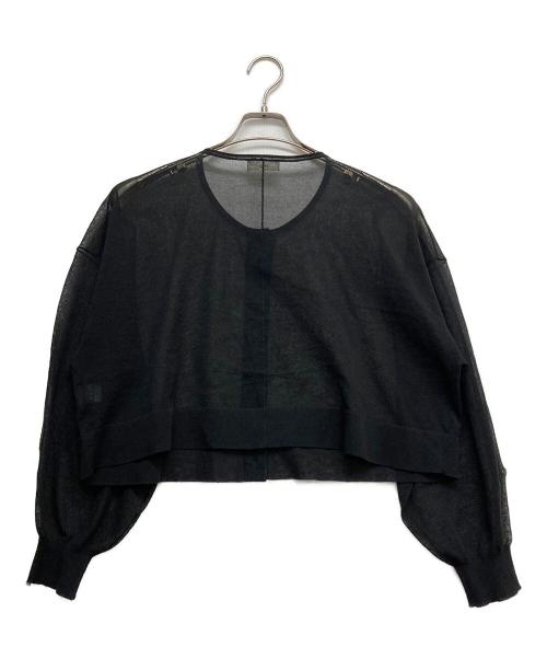 IENA（イエナ）IENA (イエナ) FILMY COTTONカーディガン ブラック サイズ:FREEの古着・服飾アイテム