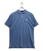 POLO RALPH LAURENポロ・ラルフローレン）の古着「ビッグポニーポロシャツ」｜ブルー