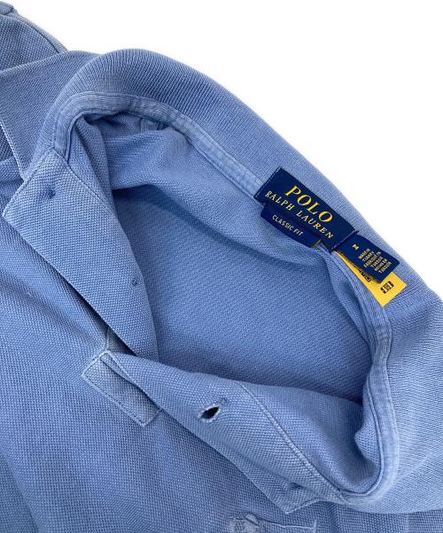 POLO RALPH LAUREN（ポロ・ラルフローレン）POLO RALPH LAUREN (ポロ・ラルフローレン) ビッグポニーポロシャツ ブルー サイズ:Mの古着・服飾アイテム