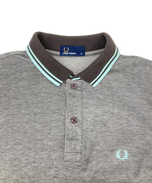 FRED PERRY（フレッドペリー）FRED PERRY (フレッドペリー) ポロシャツ グレー サイズ:Mの古着・服飾アイテム