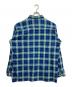 VAN HEUSEN (ヴァンヒューセン/バンヒューゼン) ワイドコットンネルシャツ グリーン×ブルー サイズ:XL：5000円
