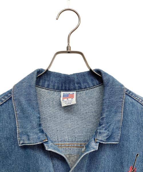 USED（USED）USED (USED) OLDバックエンボスデニムジャケット インディゴ サイズ:Lの古着・服飾アイテム
