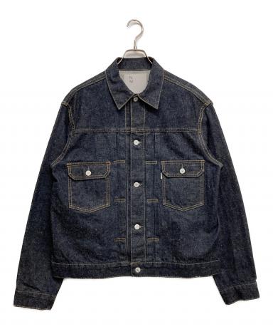 ニューマニュアル 美品 LV T-BACK デニム ジャケット F インディゴ 中古・古着通販】New Manual (ニュー・マニュアル) LV 2ND T-BACK JKT