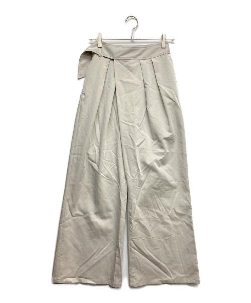 Noble（ノーブル）Noble (ノーブル) タックパンツ グレー サイズ:36の古着・服飾アイテム
