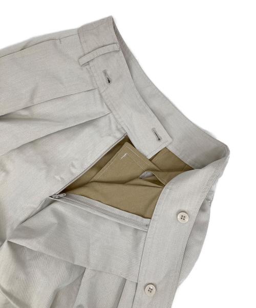 Noble（ノーブル）Noble (ノーブル) タックパンツ グレー サイズ:36の古着・服飾アイテム