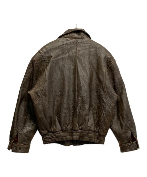 古着（フルギ）古着 (フルギ) F-7ラムレザージャケット ブラウン サイズ:Lの古着・服飾アイテム