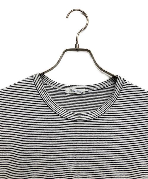Y's for living（ワイズフォーリビング）Y'S for living (ワイズフォーリビング) ボーダーTシャツ ブルー サイズ:無しの古着・服飾アイテム