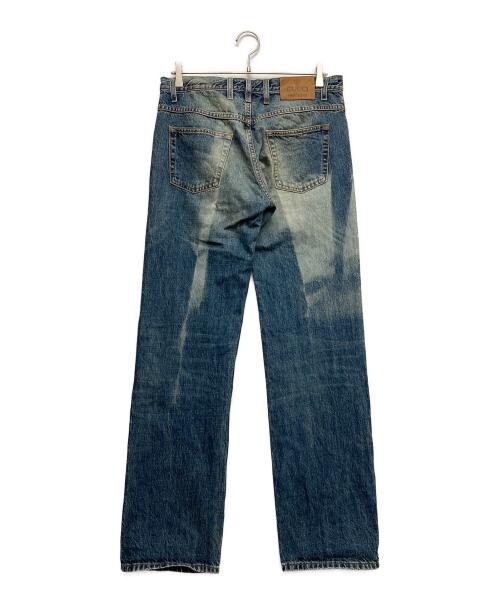 GUCCI（グッチ）GUCCI (グッチ) レギュラーフィットデニムパンツ ブルー サイズ:48の古着・服飾アイテム