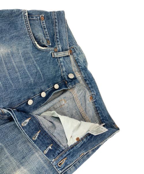 GUCCI（グッチ）GUCCI (グッチ) シンチバッグデニムパンツ ブルー サイズ:不明の古着・服飾アイテム