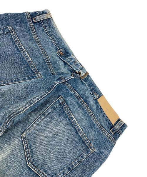 GUCCI（グッチ）GUCCI (グッチ) シンチバッグデニムパンツ ブルー サイズ:不明の古着・服飾アイテム