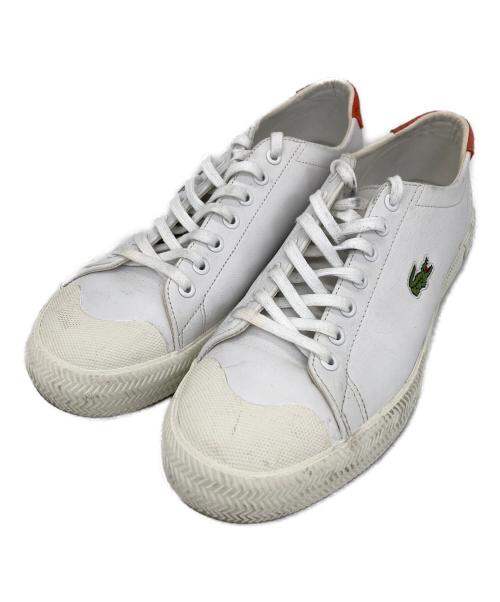 LACOSTE（ラコステ）LACOSTE (ラコステ) ローカットスニーカー ホワイト サイズ:25cmの古着・服飾アイテム
