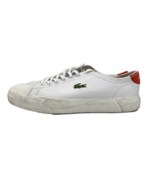 LACOSTE（ラコステ）LACOSTE (ラコステ) ローカットスニーカー ホワイト サイズ:25cmの古着・服飾アイテム