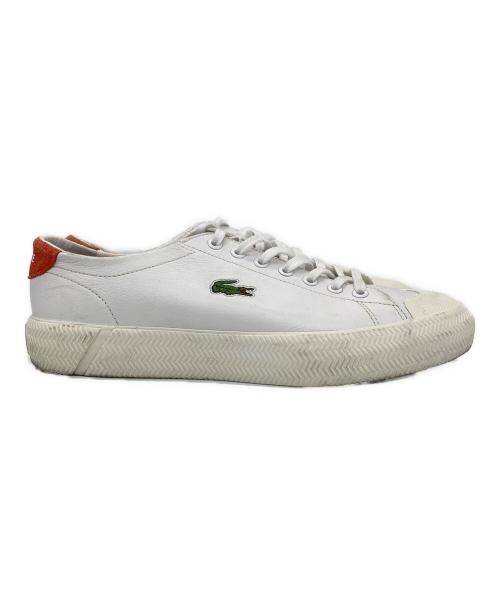 LACOSTE（ラコステ）LACOSTE (ラコステ) ローカットスニーカー ホワイト サイズ:25cmの古着・服飾アイテム