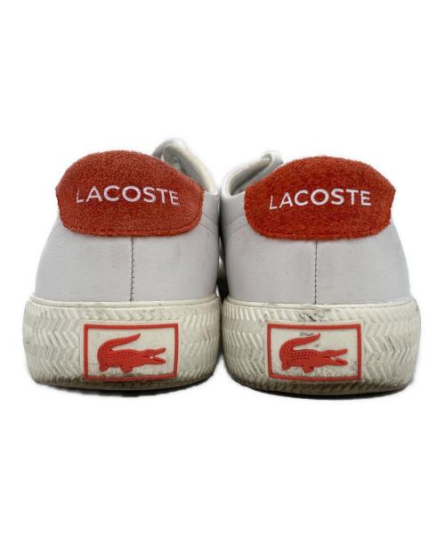 LACOSTE（ラコステ）LACOSTE (ラコステ) ローカットスニーカー ホワイト サイズ:25cmの古着・服飾アイテム