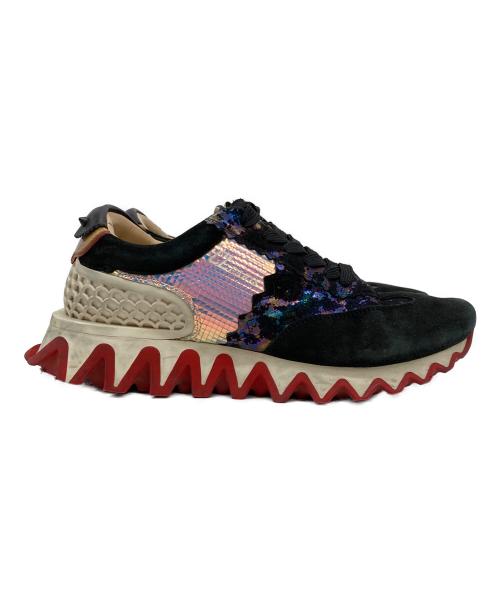 Christian Louboutin（クリスチャン・ルブタン）Christian Louboutin (クリスチャン・ルブタン) ルビシャーク ローカットスニーカー ブラック サイズ:39の古着・服飾アイテム