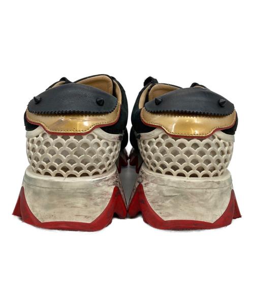 Christian Louboutin（クリスチャン・ルブタン）Christian Louboutin (クリスチャン・ルブタン) ルビシャーク ローカットスニーカー ブラック サイズ:39の古着・服飾アイテム