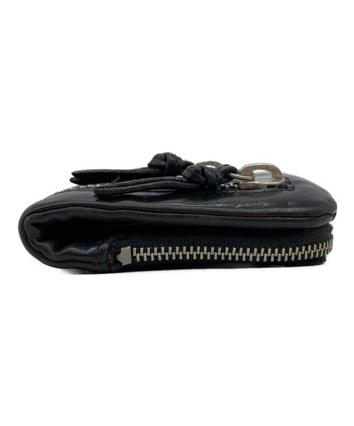 Vivienne Westwood（ヴィヴィアンウエストウッド）Vivienne Westwood (ヴィヴィアンウエストウッド) ライダースラウンドジップウォレット ブラックの古着・服飾アイテム