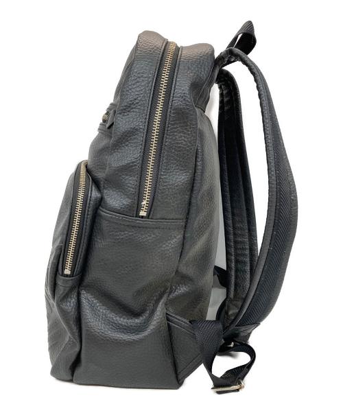 Vivienne Westwood（ヴィヴィアンウエストウッド）Vivienne Westwood (ヴィヴィアンウエストウッド) エンボスバックパック ブラックの古着・服飾アイテム
