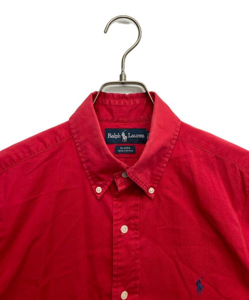 POLO RALPH LAUREN（ポロ・ラルフローレン）POLO RALPH LAUREN (ポロ・ラルフローレン) BLAIRE S/Sシャツ レッド サイズ:Mの古着・服飾アイテム