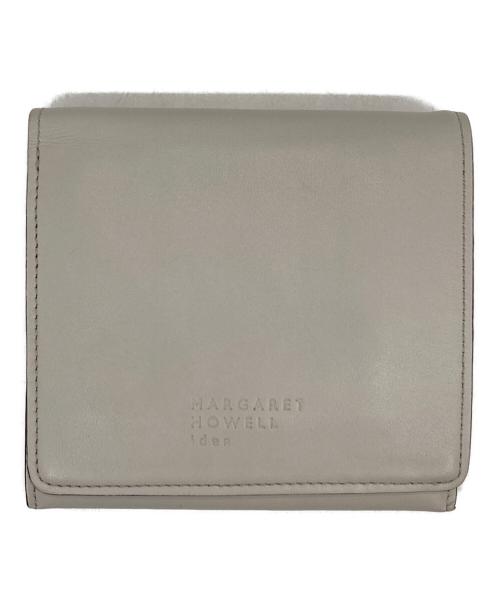 MARGARET HOWELL idea（マーガレット ハウエル アイディア）MARGARET HOWELL idea (マーガレット ハウエル アイディア) 2つ折り財布 ベージュの古着・服飾アイテム