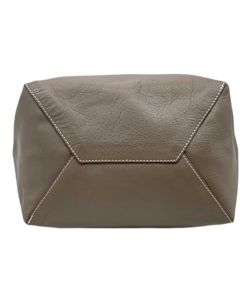 HIROFU（ヒロフ）HIROFU (ヒロフ) レザートートバッグ ブラウンの古着・服飾アイテム