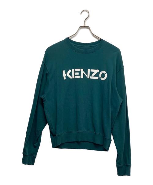 KENZO（ケンゾー）KENZO (ケンゾー) クラシック・スウェットシャツ グリーン サイズ:XLの古着・服飾アイテム