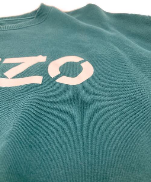 KENZO（ケンゾー）KENZO (ケンゾー) クラシック・スウェットシャツ グリーン サイズ:XLの古着・服飾アイテム