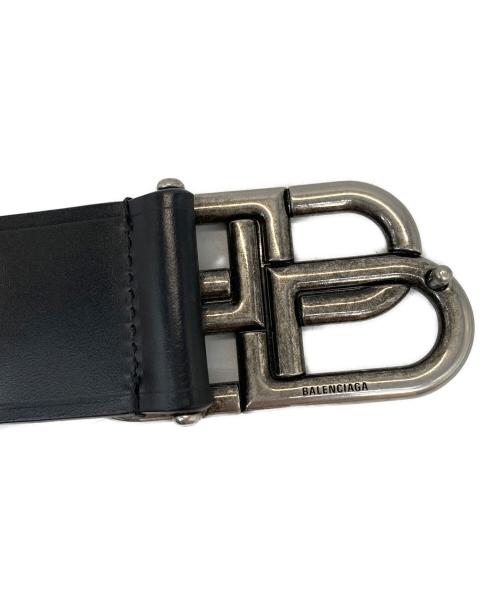 BALENCIAGA（バレンシアガ）BALENCIAGA (バレンシアガ) BB LARGE BELT ブラックの古着・服飾アイテム
