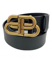 BALENCIAGA（バレンシアガ）の古着「BB LARGE BELT」｜ブラック