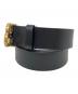 BALENCIAGA (バレンシアガ) BB LARGE BELT ブラック：30000円