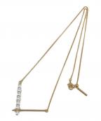 TOMORROW LAND×janukaトゥモローランド×ヤヌカ）の古着「januka NEW V パールネックレス」｜ゴールド