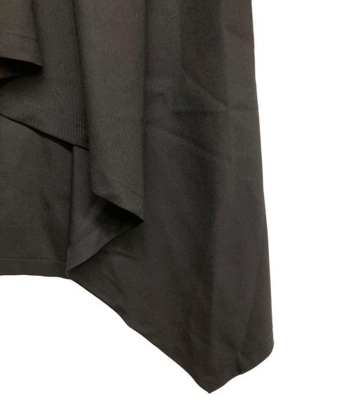 GROUND Y（グラウンドワイ）GROUND Y (グラウンドワイ) T/W GABARDINE LONG DRAPE JACKET ブラック サイズ:1の古着・服飾アイテム