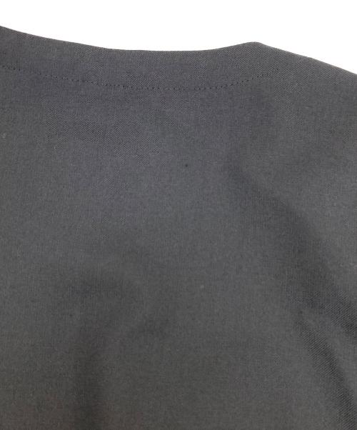 GROUND Y（グラウンドワイ）GROUND Y (グラウンドワイ) T/W GABARDINE LONG DRAPE JACKET ブラック サイズ:1の古着・服飾アイテム